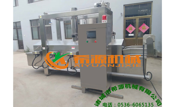 電加熱油炸機(jī)流水線